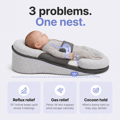 Snugli Nest™ — For Reflux, Colic & Better Sleep